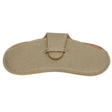 Leather Sunglasses Case Portable PU Leather Eyeglass Case Leather Wear Resistant Simple Eyeglass Case for Sunglasses Yellow