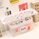 Desktop Foldable Shelf Space Saving Home Desk Storage Layered Rack for Dormitory Office School Small 34x14x16cm / 13.4x5.5x6.3in In Australia - Darrahopens