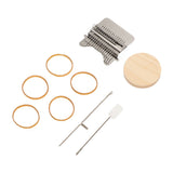 Small Weaving Loom Stainless Steel Pine Household Stitching Mending Tool for Clothes Socks