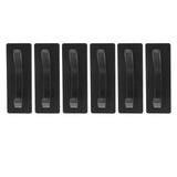 6Pcs Adhesive Hook Stainless Steel Dual Prong Wall Mounted Black for Towel Clothes In Australia - Darrahopens