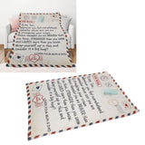 to My Son Blanket Double Sided Soft Skin Friendly Keep Warm Letter Blanket Expressing Love Air Conditioning Blanket C20220119 1 150x200cm