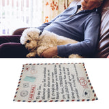 to My Son Blanket Double Sided Soft Skin Friendly Keep Warm Letter Blanket Expressing Love Air Conditioning Blanket C20220119 1 150x200cm