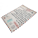 to My Son Blanket Double Sided Soft Skin Friendly Keep Warm Letter Blanket Expressing Love Air Conditioning Blanket C20220119 1 150x220cm In Australia - Darrahopens