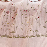 Cotton Quilt Pure Color Home Fashion Elegant Tencel Embroidery Pattern Cotton Summer Cooling Quilt Pink 1 X Sheet 245x250cm In Australia - Darrahopens