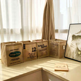 Jute Storage Box Foldable Waterproof Film Easy Cleaning Mild Texture Storage Basket for Home Office TDN Pattern In Australia - Darrahopens