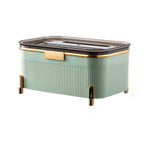 Multifunctional Tissue Box Household Desktop Storage Box Tissue Holder Box for Living Room Office Light Green In Australia - Darrahopens