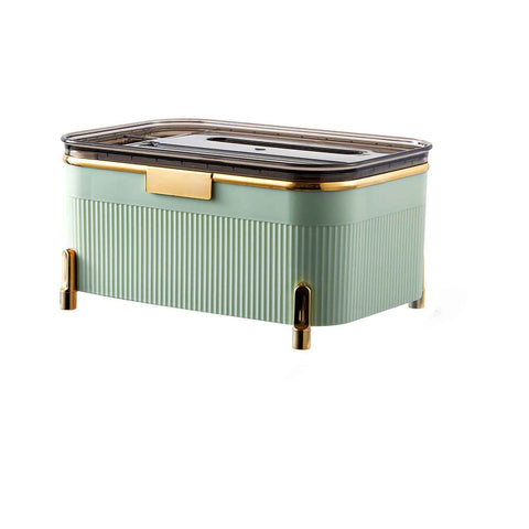 Multifunctional Tissue Box Household Desktop Storage Box Tissue Holder Box for Living Room Office Light Green In Australia - Darrahopens