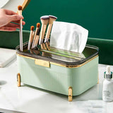 Multifunctional Tissue Box Household Desktop Storage Box Tissue Holder Box for Living Room Office Light Green In Australia - Darrahopens