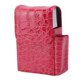 PU Leather Cigarette Box Multifunctional 20 Cigarettes Capacity Portable Card Case for Daily Home Rose Red In Australia - Darrahopens