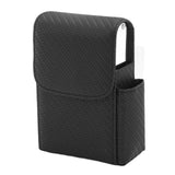 PU Leather Cigarette Box Woven Pattern Cigarette and Lighter Holder Multifunctional 20 Pieces Cigarette Case Black In Australia - Darrahopens