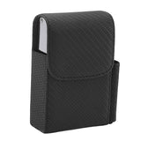 PU Leather Cigarette Box Woven Pattern Cigarette and Lighter Holder Multifunctional 20 Pieces Cigarette Case Black In Australia - Darrahopens