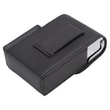 PU Cigarette Case with Lighter Holder 20 Packs Cigarette Box Wallet Design for Men Smoke Tools Black