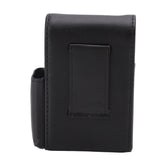 PU Cigarette Case with Lighter Holder 20 Packs Cigarette Box Wallet Design for Men Smoke Tools Black