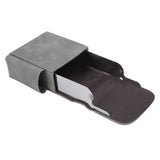 PU Cigarette Case with Lighter Holder 20 Packs Cigarette Box Wallet Design for Men Smoke Tools Gray