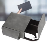 PU Cigarette Case with Lighter Holder 20 Packs Cigarette Box Wallet Design for Men Smoke Tools Gray