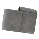 PU Cigarette Case with Lighter Holder 20 Packs Cigarette Box Wallet Design for Men Smoke Tools Gray