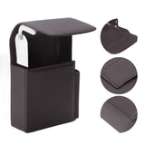 PU Leather Cigarette Box Anti Scratch Protective Storage Card Case with Lighter Holder Brown