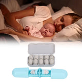 Super Sound Isolation Earplugs Noise Reduction Ear Plugs Noise Reducing Sleep Earplugs for Student Dormitory Study Blue