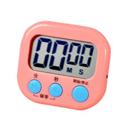 Digital Clock Timer Classroom Kitchen Magnetic Stopwatch for Kids Cooking Baking Boiling Egg Sports Pink In Australia - Darrahopens