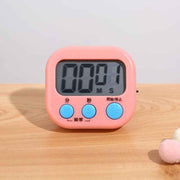 Digital Clock Timer Classroom Kitchen Magnetic Stopwatch for Kids Cooking Baking Boiling Egg Sports Pink In Australia - Darrahopens