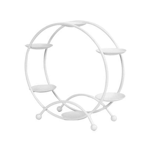 Ferris Wheel Display Rack Decorative Safe Rounded Edge Toys Storage Display Bracket Holder for Home White In Australia - Darrahopens