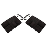2PCS Auto Seat Organizer Oxford Cloth Waterproof Easy Cleaning Odor Free Backseat Car Organizer Black