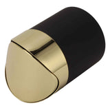 Desktop Trash Can Stainless Steel Household Mini Trash Basket Clamshell Paper Basket with Gold Lid In Australia - Darrahopens