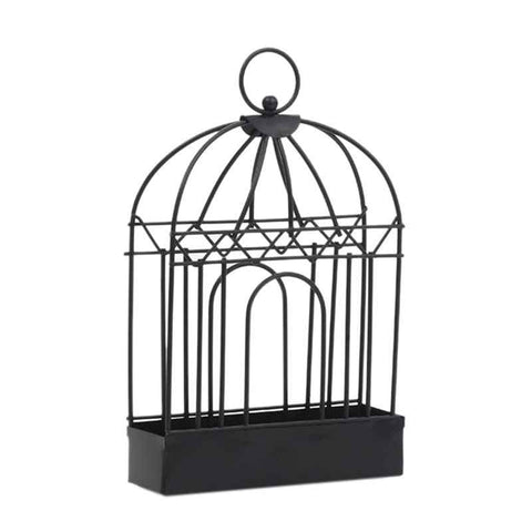 Metal Incense Repellent Holder Suspendable Modern Iron Safe Sandalwood Holder Rack for Home Bedroom Living Room Black