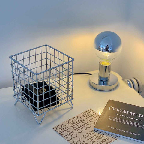 Storage Basket Stainless Steel Mesh Open Design Storage Container for Home Office Dorm Silver In Australia - Darrahopens