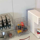 Storage Basket Stainless Steel Mesh Open Design Storage Container for Home Office Dorm Silver In Australia - Darrahopens