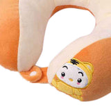 U Shaped Neck Pillow Portable Cute Head Pillow for Office Nap Travel Car Sleeping Double Embroidery Tiger In Australia - Darrahopens