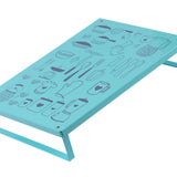 Induction Cooker Shelf Bracket Stylish Simple Gas Stove Cover Base Shelf for Kitchen Green