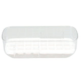 Silicone Ice Cube Mold BPA Free Square Ice Tray Storage Box with Lid for Household Pink