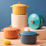 Noodles Bowl with Lid Binaural Noodles Bowl Home Dorm Student Covered Bowl Large Sapphire Blue In Australia - Darrahopens