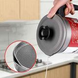 Residue Filter Oil Can Stainless Steel Large Capacity Kitchen Fat Storage Container for Cooking 1.4L Small In Australia - Darrahopens