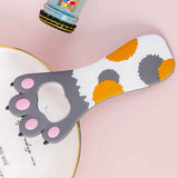 Cat Paw Bottle Opener Multifunctional Cute Cartoon Vibrant Colors Magnet Silicone Bottle Opener with Fridge Magnet for Home Gray Dot In Australia - Darrahopens