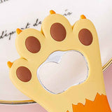 Cat Paw Bottle Opener Multifunctional Cute Cartoon Vibrant Colors Magnet Silicone Bottle Opener with Fridge Magnet for Home Yellow Dot In Australia - Darrahopens