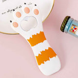 Cat Paw Bottle Opener Multifunctional Cute Cartoon Vibrant Colors Magnet Silicone Bottle Opener with Fridge Magnet for Home Horizontal Stripes White In Australia - Darrahopens