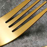Flatware Set Portable Stainless Steel Steak Knife Fork Spoon Tableware Thickened Tableware Set Golden Fork In Australia - Darrahopens
