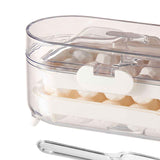 Ice Mold Silicone 2 Layer Hard Interlayer Anti Slip Stable Buckle Design Ice Mold Tray with Spatula Pure Color In Australia - Darrahopens