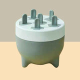 Popsicles Mold 6 Cavities Detachable Design Safe Healthy Material Durable PP Mini Popsicle Mold Green