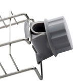 Hanging Faucet Drain Rack Organized Storage Hollow Out Breathable Stainless Steel Sink Rack for Kitchen Monolayer In Australia - Darrahopens