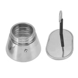 Moka Pot Stainless Steel Italian Type DIY Large Capacity Light Weight Portable Coffee Maker In Australia - Darrahopens