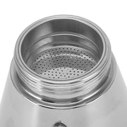 Moka Pot Stainless Steel Italian Type DIY Large Capacity Light Weight Portable Coffee Maker
