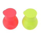 2pcs Silicone Chocolate Heating Pot Red and Green Multifunctional Microwave Chocolate Melter for Kitchen Baking