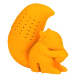 Food Grade Silicone Squirrel Shape Tea Strainer Cute Squirrel Shaped Tea Infuser Filter Orange In Australia - Darrahopens
