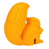 Food Grade Silicone Squirrel Shape Tea Strainer Cute Squirrel Shaped Tea Infuser Filter Orange