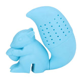 Food Grade Silicone Squirrel Shape Tea Strainer Cute Squirrel Shaped Tea Infuser Filter Blue In Australia - Darrahopens