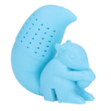 Food Grade Silicone Squirrel Shape Tea Strainer Cute Squirrel Shaped Tea Infuser Filter Blue In Australia - Darrahopens