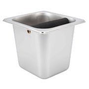 Stainless Steel Coffee Knocking Grounds Box with Rubber Rod Embeddable Coffee Dump Bin for Home Restaurant In Australia - Darrahopens